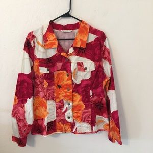 FLORAL JACKET by FRENCH LAUNDRY